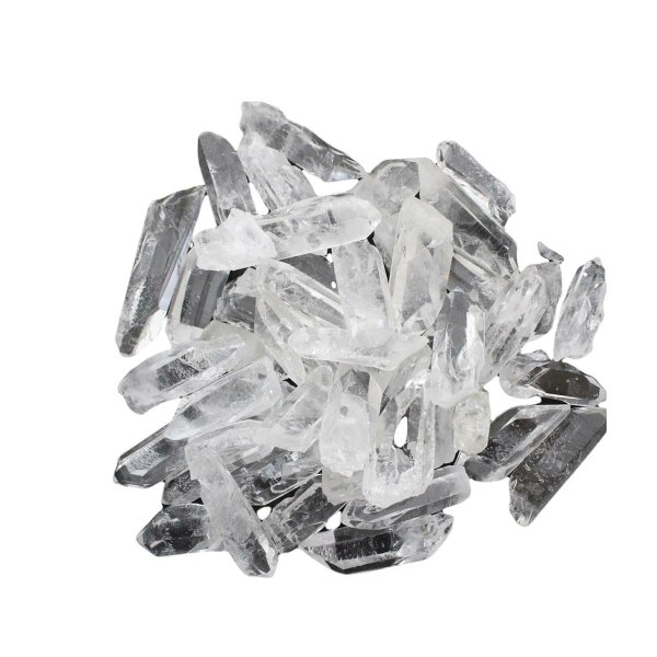 Bergkristall Naturspitzen klein, extra Qualität, 150 Gramm Packung