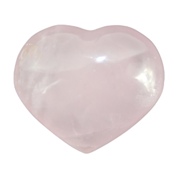 Herz Rosenquarz ca. 30  x 30 mm
