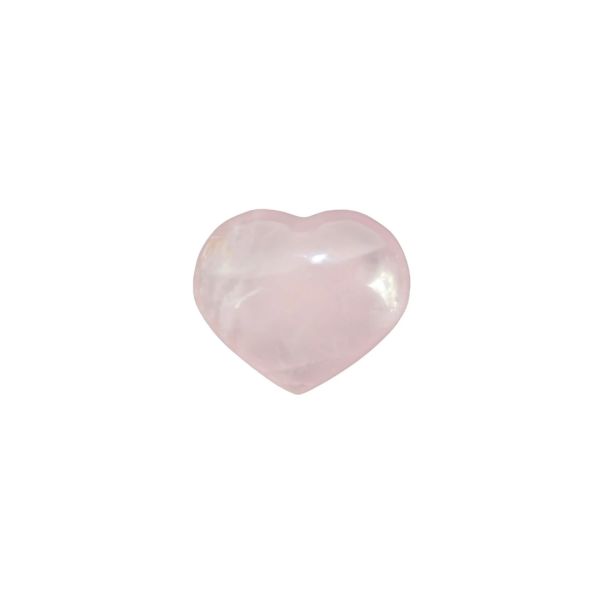 Herz Rosenquarz ca. 30  x 30 mm