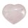 Herz Rosenquarz ca. 30  x 30 mm