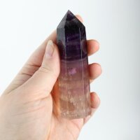 Obelisk Fluorit lila, 144 Gramm