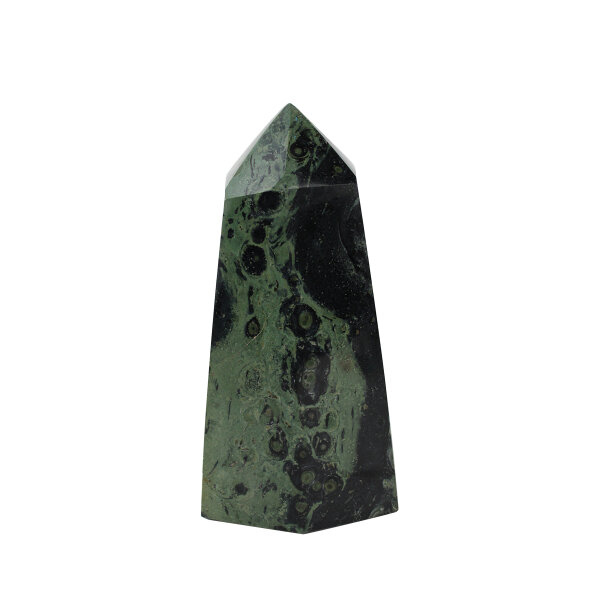 Obelisk Kambaba Jaspis poliert, 597 Gramm
