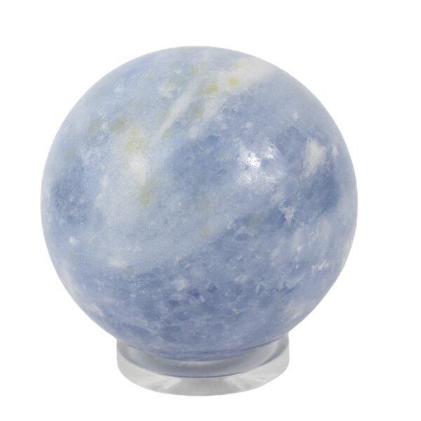 Kugel blauer Calcit, 7,7 cm