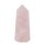 Obelisk Rosenquarz poliert, 602 Gramm
