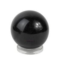 Kugel Turmalin schwarz, 6,2 cm