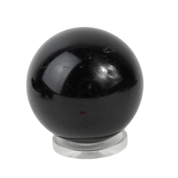 Kugel Turmalin schwarz, 6,5 cm