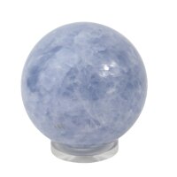 Kugel blauer Calcit, 8,0 cm