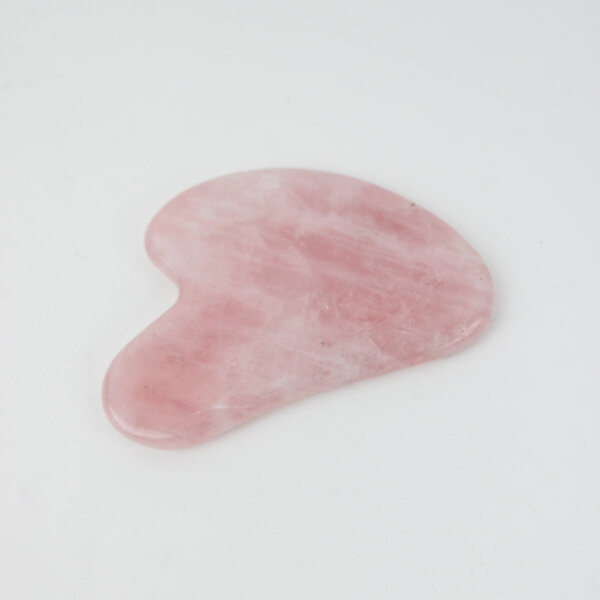 Gua Sha Massagestein Rosenquarz