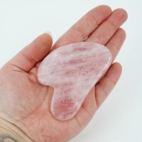 Gua Sha Massagestein Rosenquarz