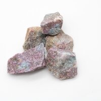 Deko Chips Rubin in Fuchsit, 1 KG Packung