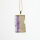 Anhänger Amethyst Scheibe, Gold galvanisiert