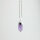 Anhänger Amethyst Spitze, silberfarben gefasst