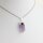 Anhänger Amethyst Spitze, silberfarben gefasst