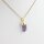 Anhänger Amethyst Spitze, goldfarben gefasst