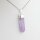 Anhänger Amethyst Spitze, silberfarben galvanisiert