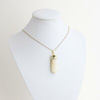 Anhänger Citrin Spitze, goldfarben gefasst