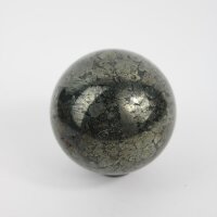 Kugel Pyrit mit Achat 5,8 cm Durchmesser