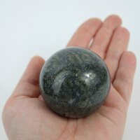 Kugel Pyrit mit Achat 5,2 cm Durchmesser