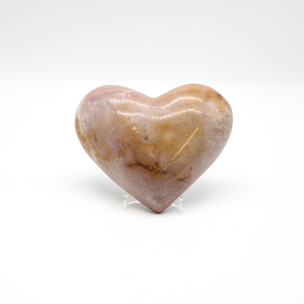 Herz pink Amethyst, 612 Gramm