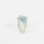 Ring Larimar, Silber, gefasst