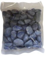 Trommelsteine Blauquarz, 1 KG Packung