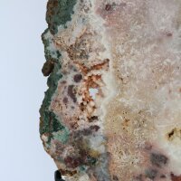 Scheibe pink Amethyst auf Metallständer, 5,89 KG