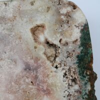 Scheibe pink Amethyst auf Metallständer, 5,89 KG