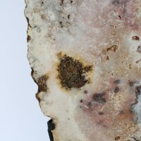Scheibe pink Amethyst auf Metallständer, 5,89 KG