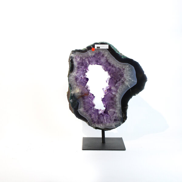 Ring Amethyst auf Metallständer, 3,65 KG