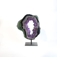 Ring Amethyst auf Metallständer, 3,65 KG