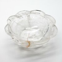 Schale aus Bergkristall, poliert, 478 Gramm