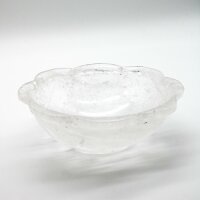 Schale aus Bergkristall, poliert, 839 Gramm