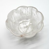 Schale aus Bergkristall, poliert, 919 Gramm