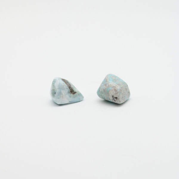 Trommelsteine Larimar, verschiedene. Größen