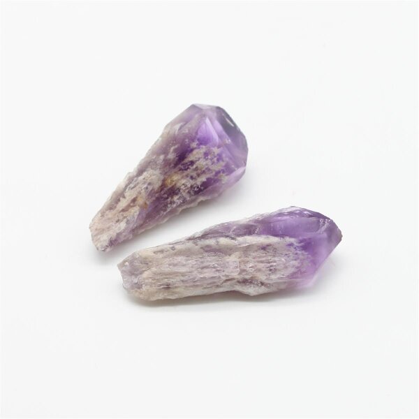 Amethyst Spitzen dünn, extra Qualität, 2 Stück