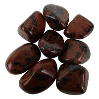 Trommelsteine Mahagoni Obsidian, ca. 3-4,5 cm/St., 1 KG