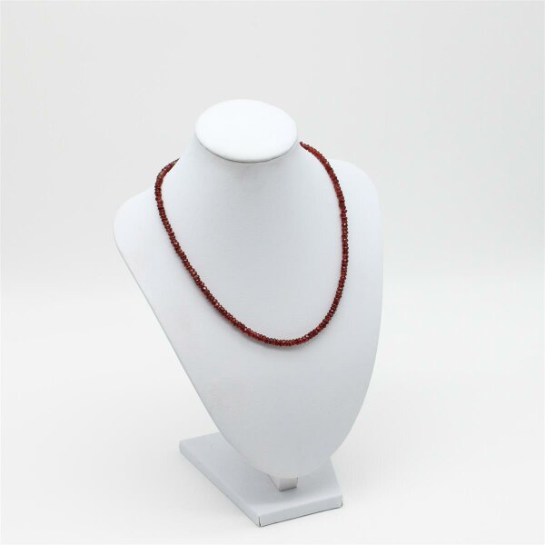 Kette Granat 5 mm, facettiert