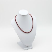 Kette Granat 5 mm, facettiert