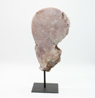 Scheibe pink Amethyst auf Metallst&auml;nder, 2,18 KG
