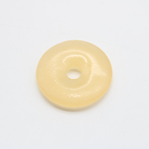 Donut Aragonit gelb, 30 mm