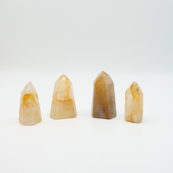 Obelisk Yellow Hematoide Quarz - Golden Healer, verschiedene Größen