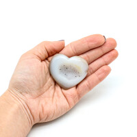 Herz Achat Druse poliert, Größe 2