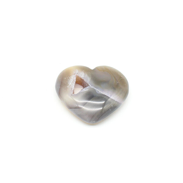 Herz Achat Druse poliert, Größe 3