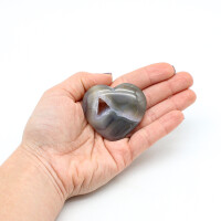 Herz Achat Druse poliert, Größe 3