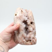 Pink Amethyst poliert, freie Form, 1,028 KG