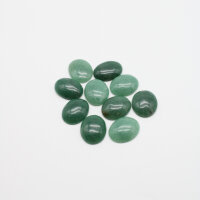 Cabochons Aventurin oval 22 x 18 mm, 5 Paar