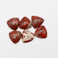 Cabochons Edel Jaspis Dreieck, 3 Paar