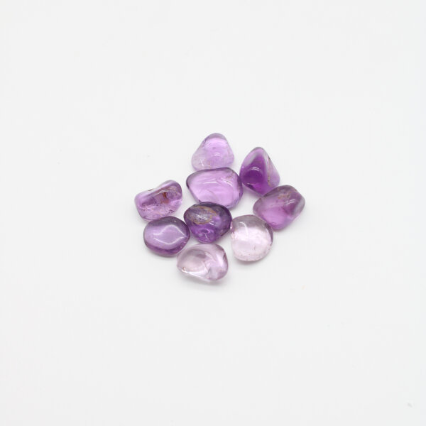 Trommelsteine Amethyst, Qu. extra, Größe S, 250 Gr.