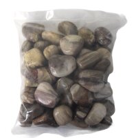 Trommelsteine versteinertes Holz, 1 KG