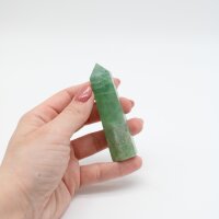 Spitze Fluorit grün, poliert, Größe 7